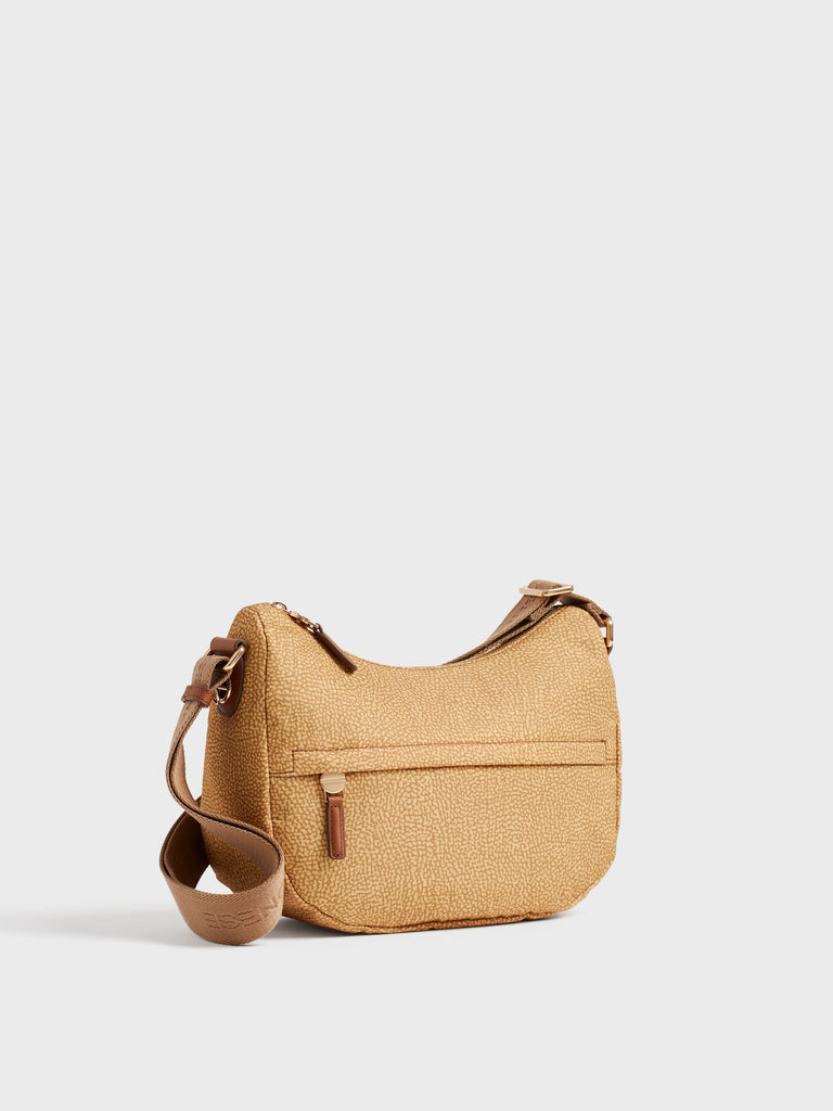 Shoulder bag in fabric Op - B-CLUB LUNA BAG SMALL - Borbonese