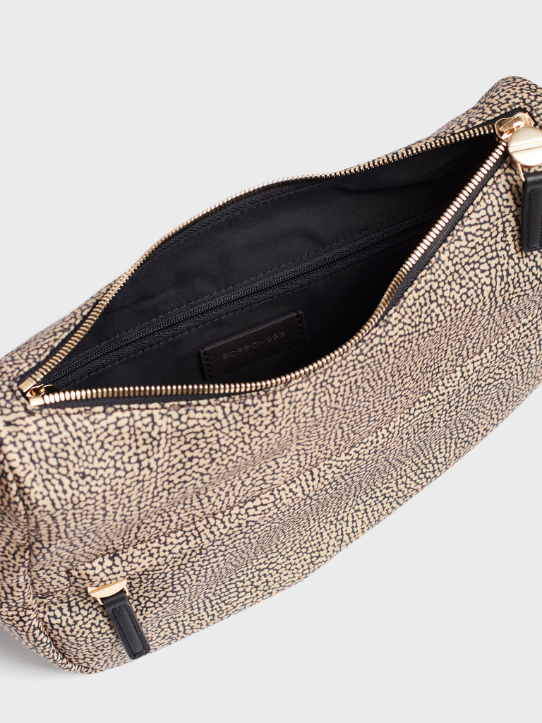 Borsa a tracolla in tessuto Op - B-CLUB LUNA BAG SMALL - Borbonese