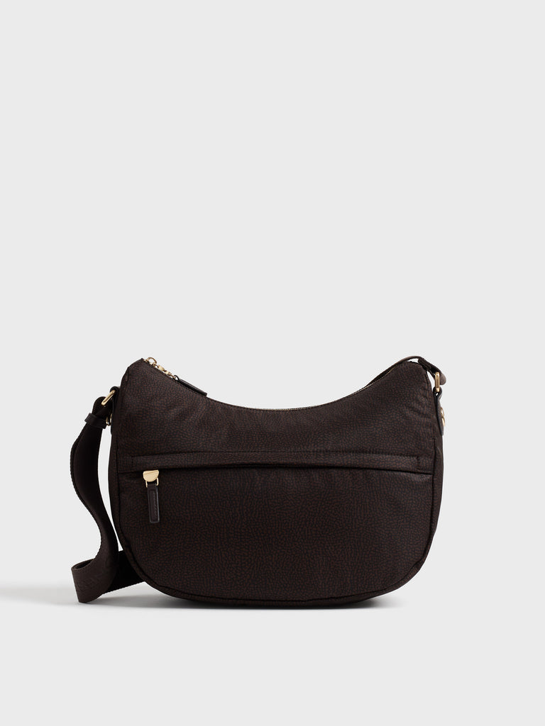 Borsa a tracolla in tessuto Op - B-CLUB LUNA BAG MIDDLE - Borbonese