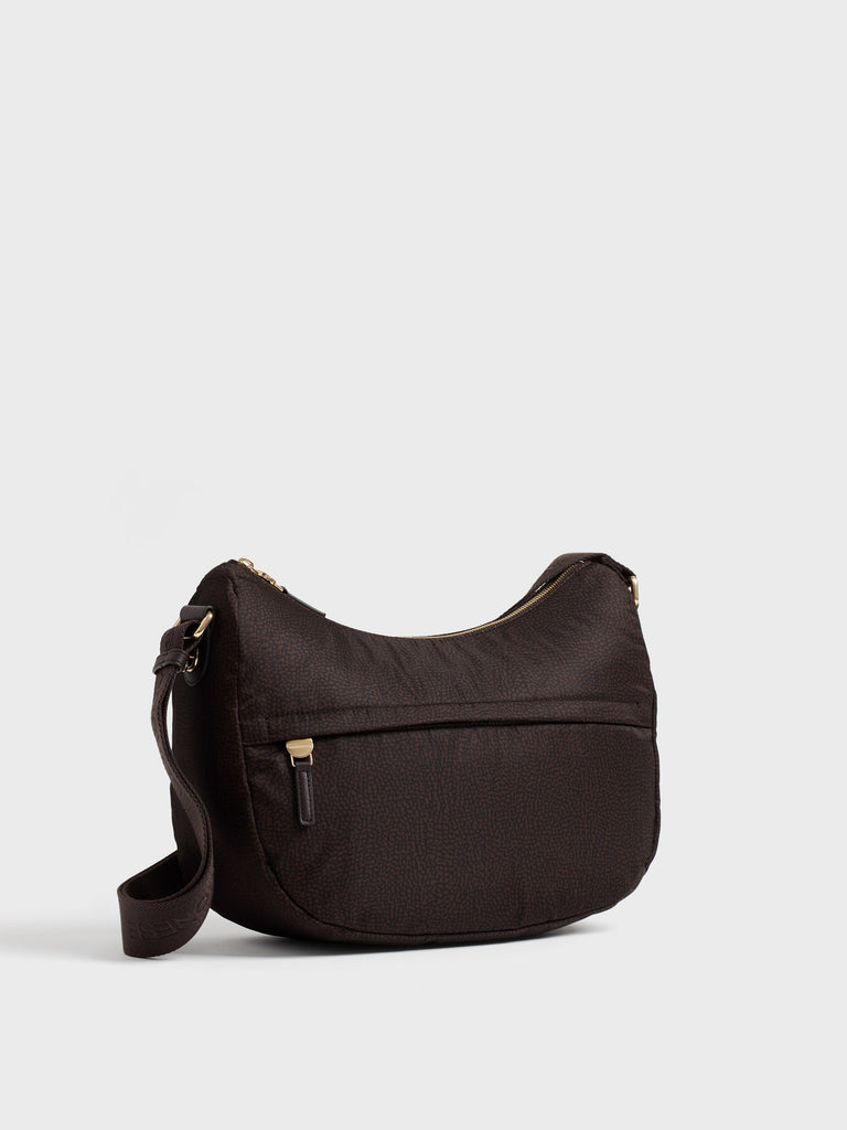 Borsa a tracolla in tessuto Op - B-CLUB LUNA BAG MIDDLE - Borbonese