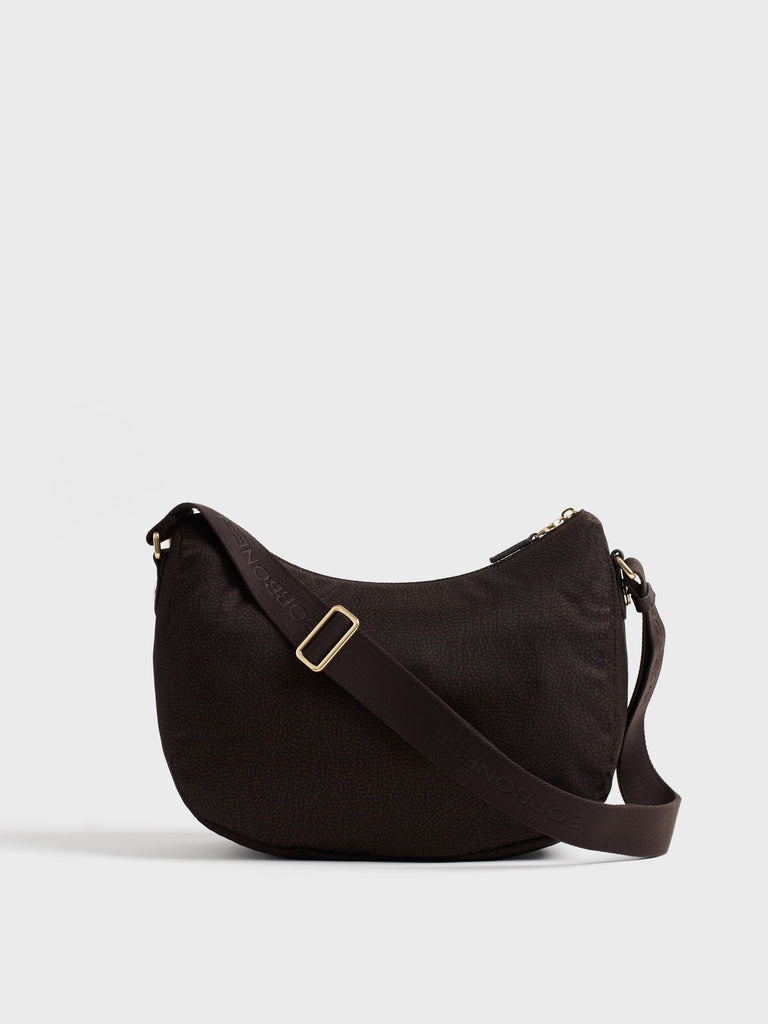 Borsa a tracolla in tessuto Op - B-CLUB LUNA BAG MIDDLE - Borbonese