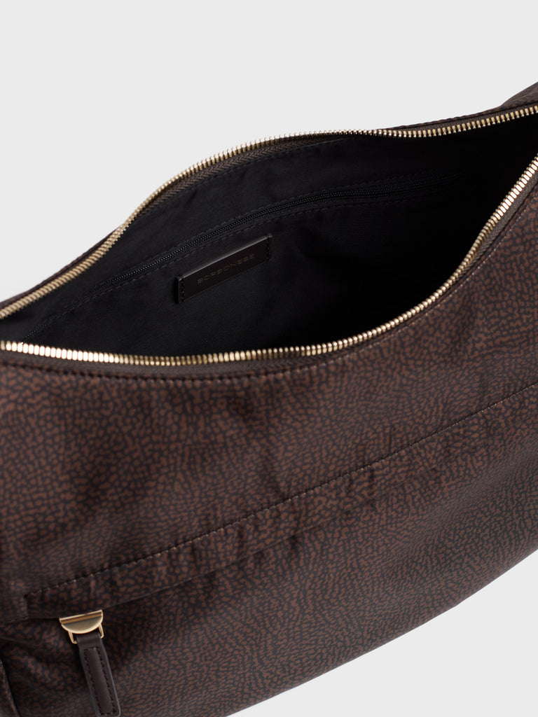 Borsa a tracolla in tessuto Op - B-CLUB LUNA BAG MIDDLE - Borbonese