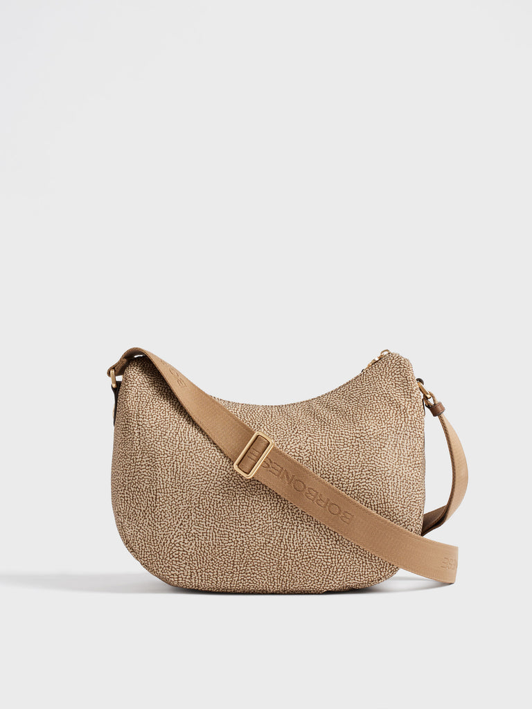 Shoulder bag in recycled fabric Op - B-CLUB LUNA BAG MIDDLE - Borbonese