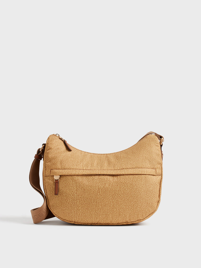 Borsa a tracolla in tessuto Op - B-CLUB LUNA BAG MIDDLE - Borbonese