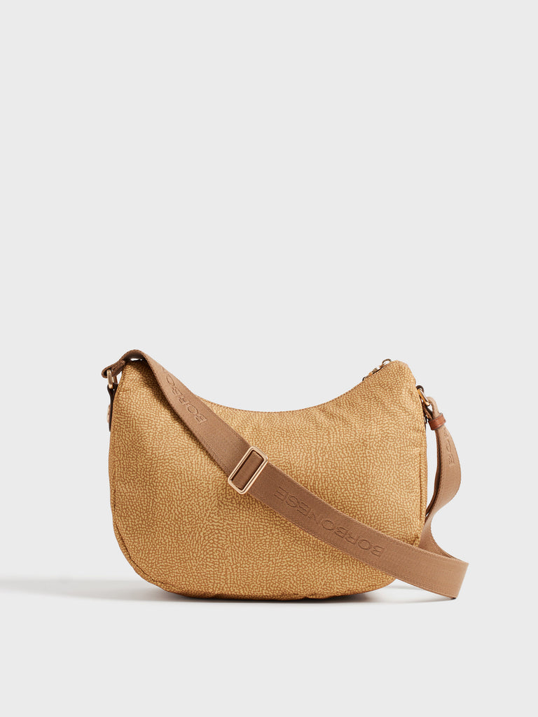 Borsa a tracolla in tessuto Op - B-CLUB LUNA BAG MIDDLE - Borbonese