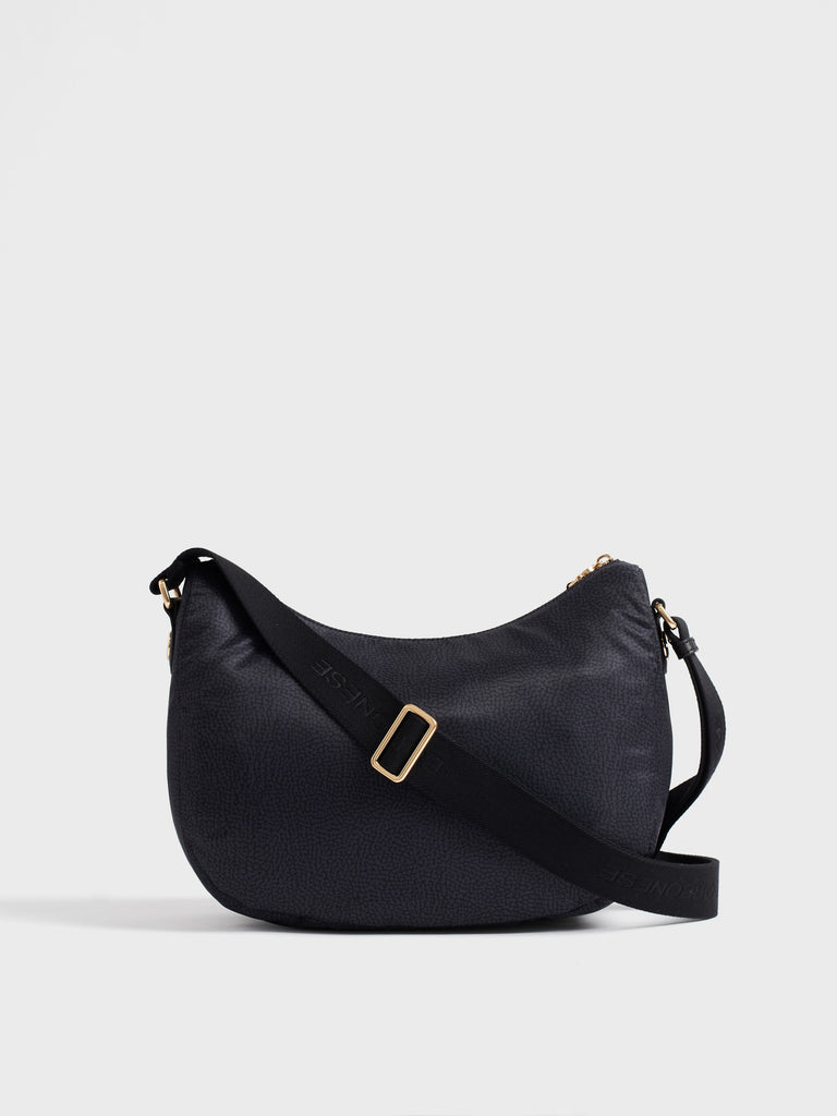 Shoulder bag in recycled fabric Op - B-CLUB LUNA BAG MIDDLE - Borbonese