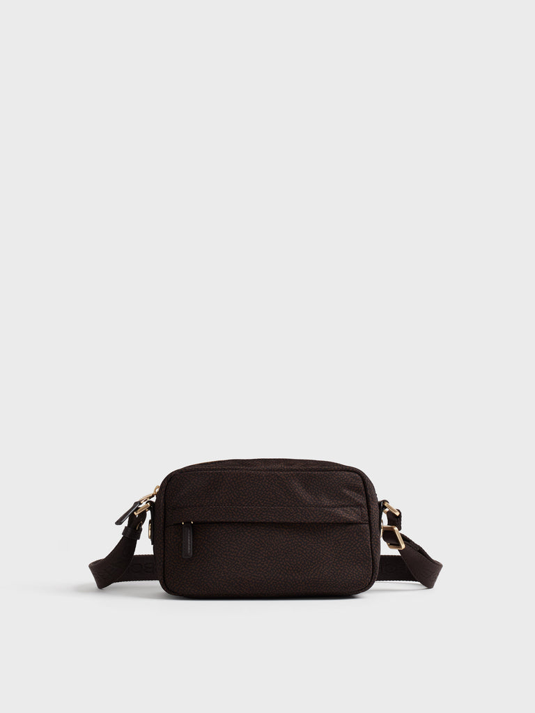 Borsa a tracolla in tessuto Op - B-CLUB CAMERA CASE SMALL - Borbonese