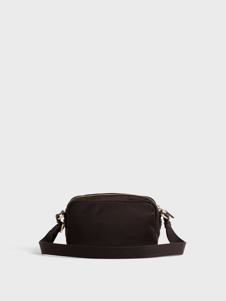 Borsa a tracolla in tessuto Op - B-CLUB CAMERA CASE SMALL - Borbonese