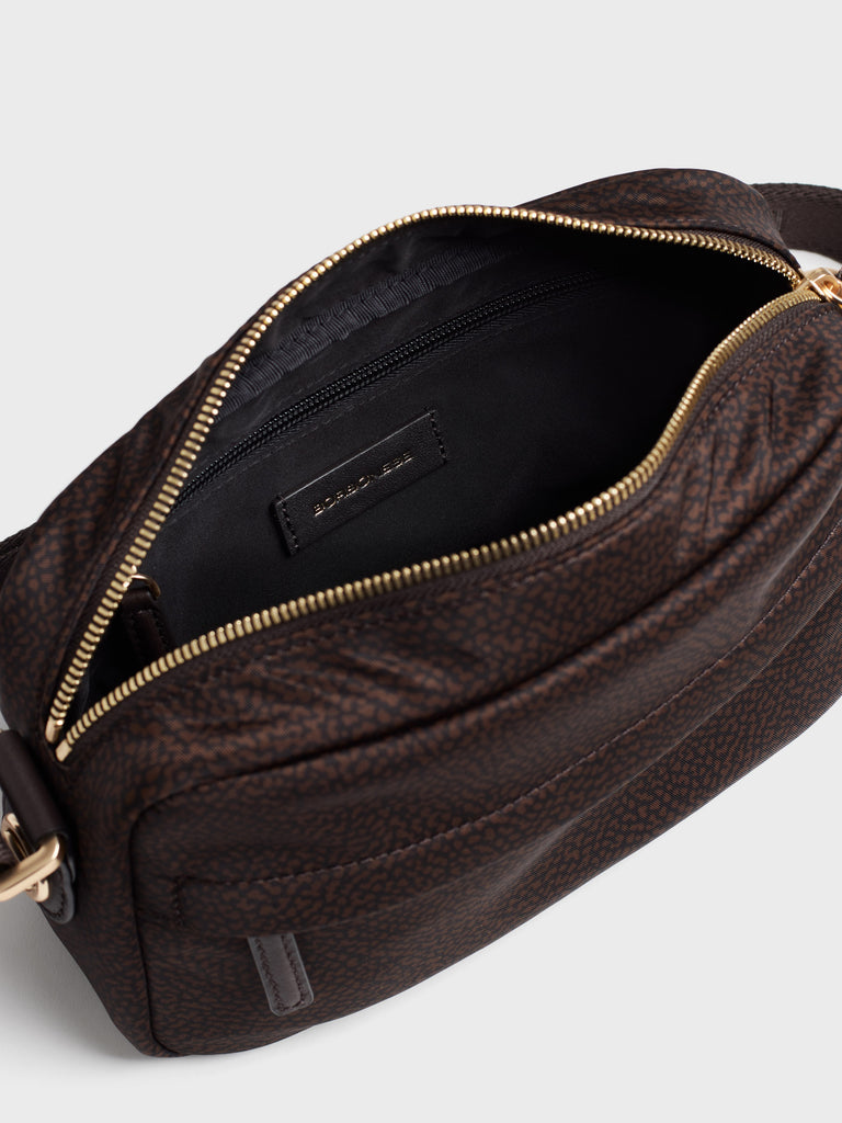 Borsa a tracolla in tessuto Op - B-CLUB CAMERA CASE SMALL - Borbonese