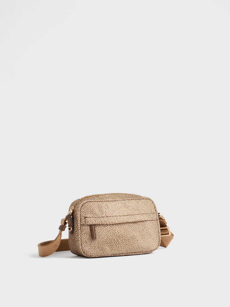 Shoulder bag in fabric Op - B-CLUB CAMERA CASE SMALL - Borbonese