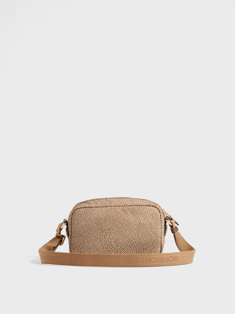 Shoulder bag in fabric Op - B-CLUB CAMERA CASE SMALL - Borbonese