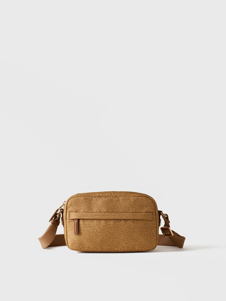 Borsa a tracolla in tessuto Op - B-CLUB CAMERA CASE SMALL - Borbonese