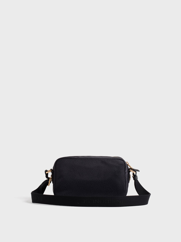 Borsa a tracolla in tessuto Op - B-CLUB CAMERA CASE SMALL - Borbonese