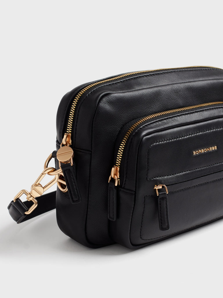 Borsa a tracolla in pelle - B-CLUB CAMERA CASE SMALL - Borbonese