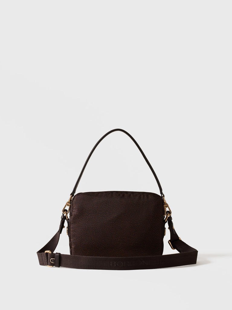 Shoulder bag in fabric Op - B-CLUB CAMERA CASE SMALL - Borbonese