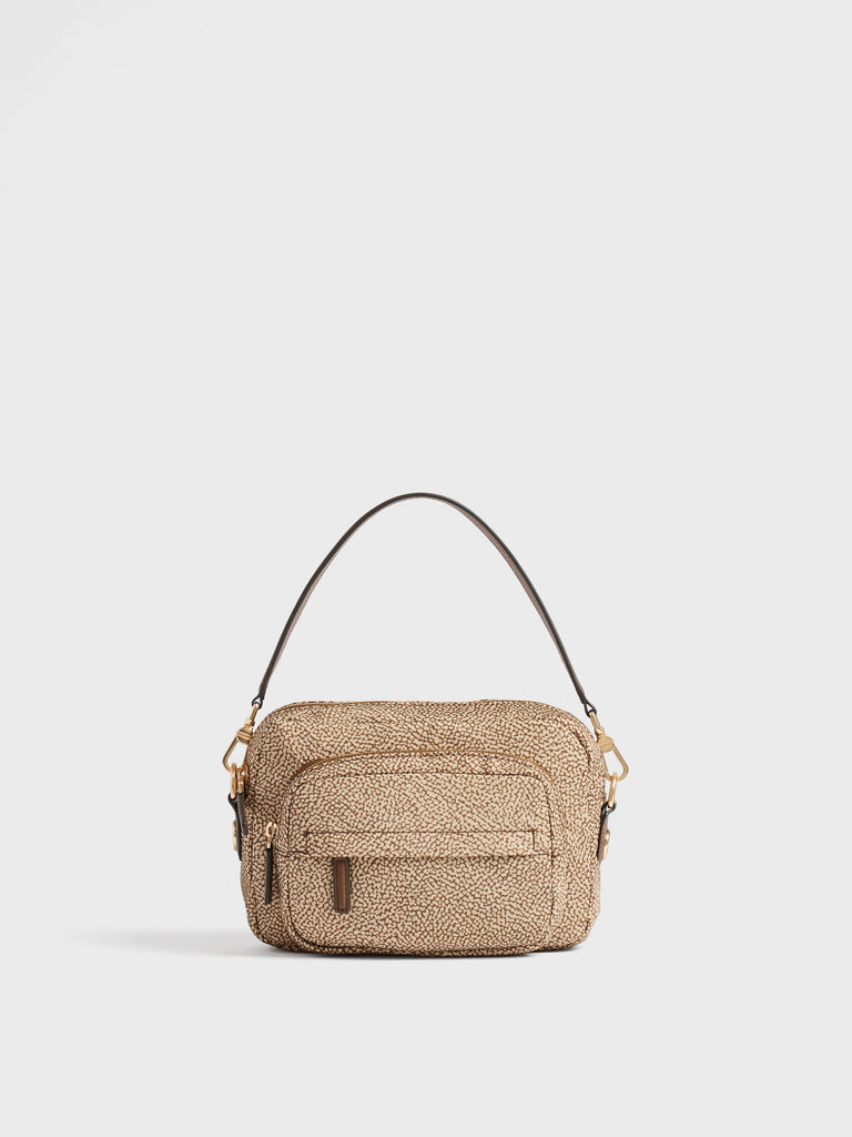 Borsa a tracolla in Tessuto riciclato Op - B-CLUB CAMERA CASE SMALL - Borbonese