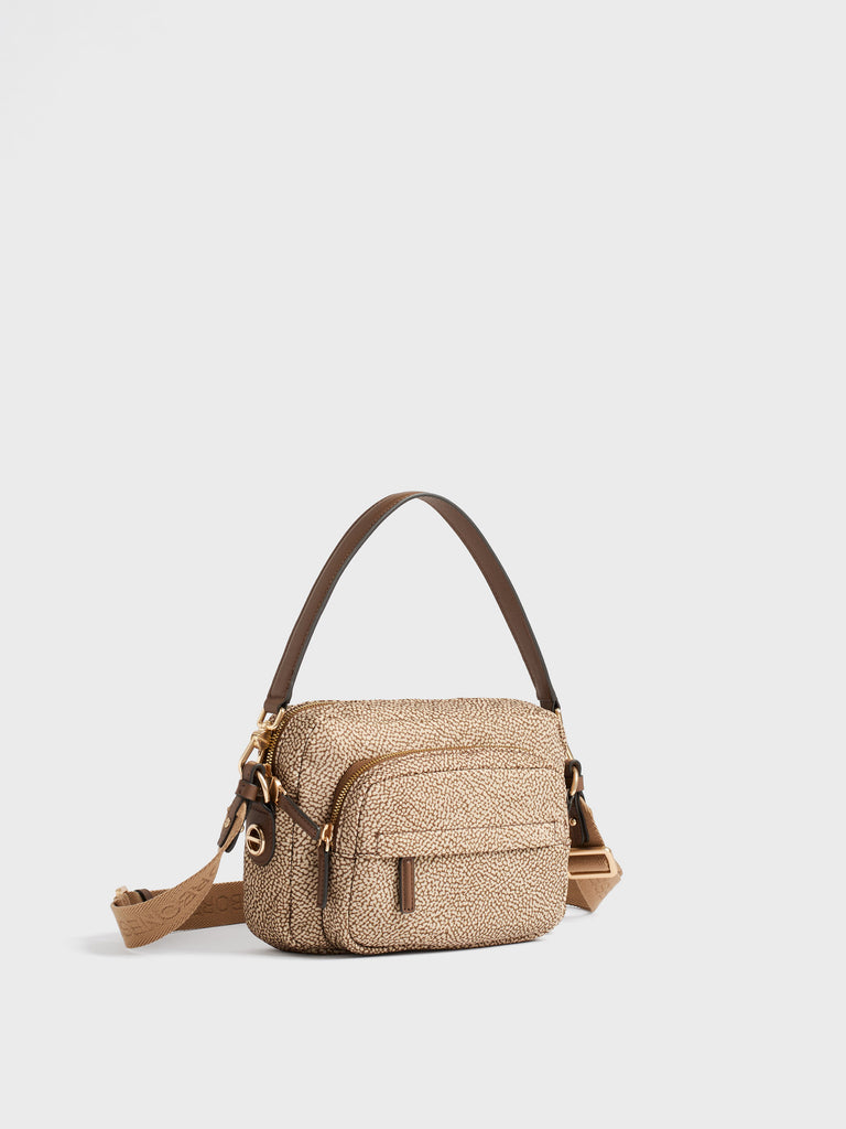 Borsa a tracolla in Tessuto riciclato Op - B-CLUB CAMERA CASE SMALL - Borbonese