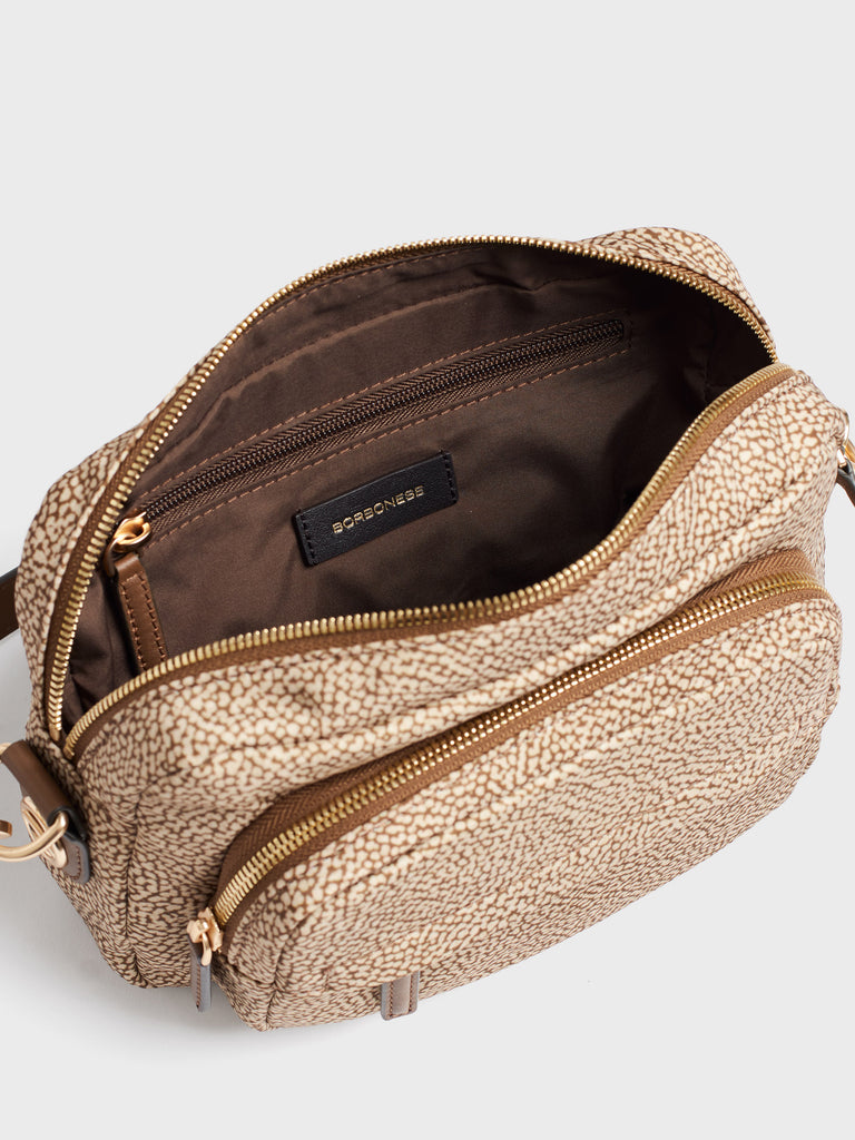 Borsa a tracolla in Tessuto riciclato Op - B-CLUB CAMERA CASE SMALL - Borbonese