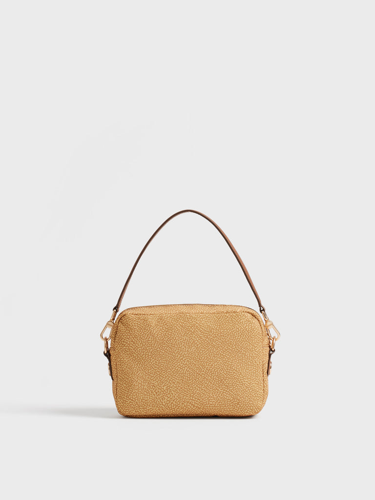 Borsa a tracolla in tessuto Op - B-CLUB CAMERA CASE SMALL - Borbonese