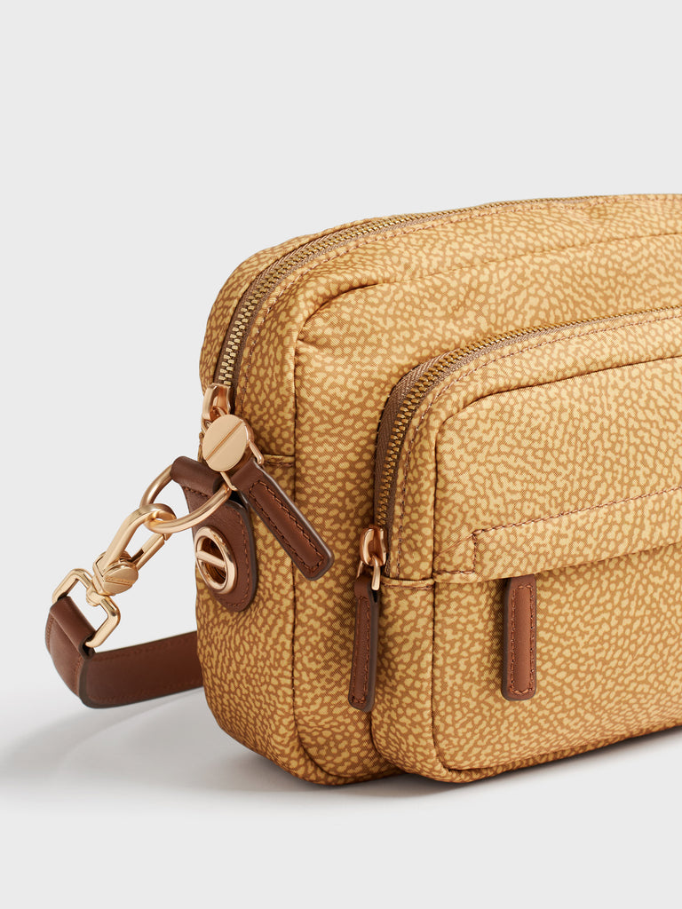 Borsa a tracolla in tessuto Op - B-CLUB CAMERA CASE SMALL - Borbonese