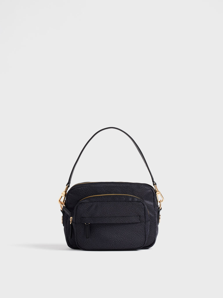 Borsa a tracolla in tessuto Op - B-CLUB CAMERA CASE SMALL - Borbonese