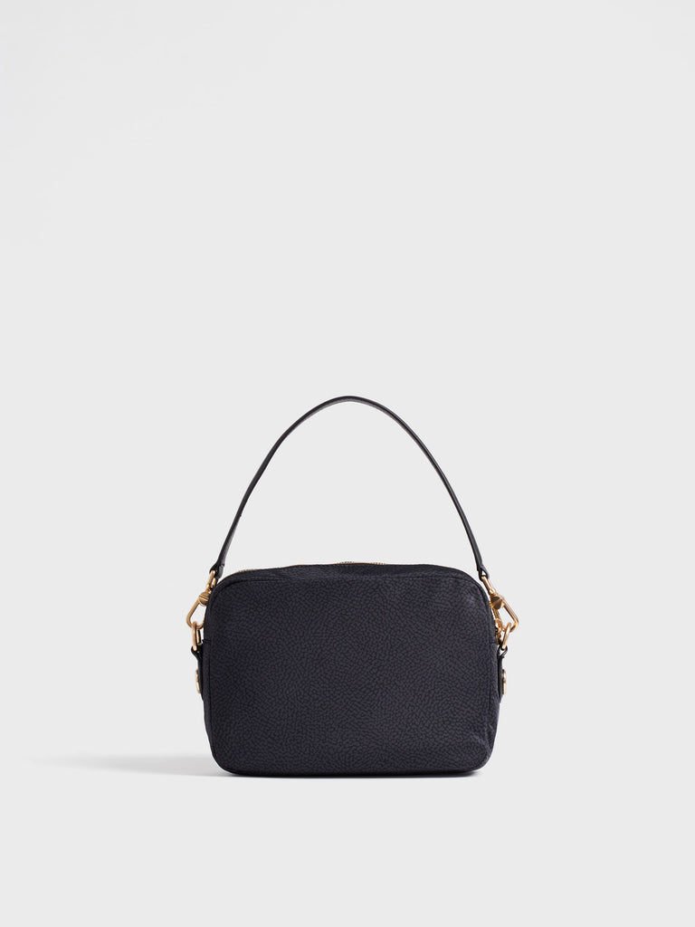 Borsa a tracolla in tessuto Op - B-CLUB CAMERA CASE SMALL - Borbonese