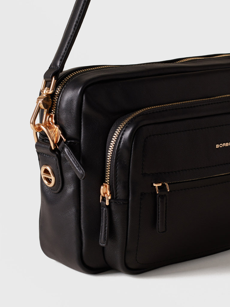 Borsa a tracolla in pelle - B-CLUB CAMERA CASE MEDIUM - Borbonese
