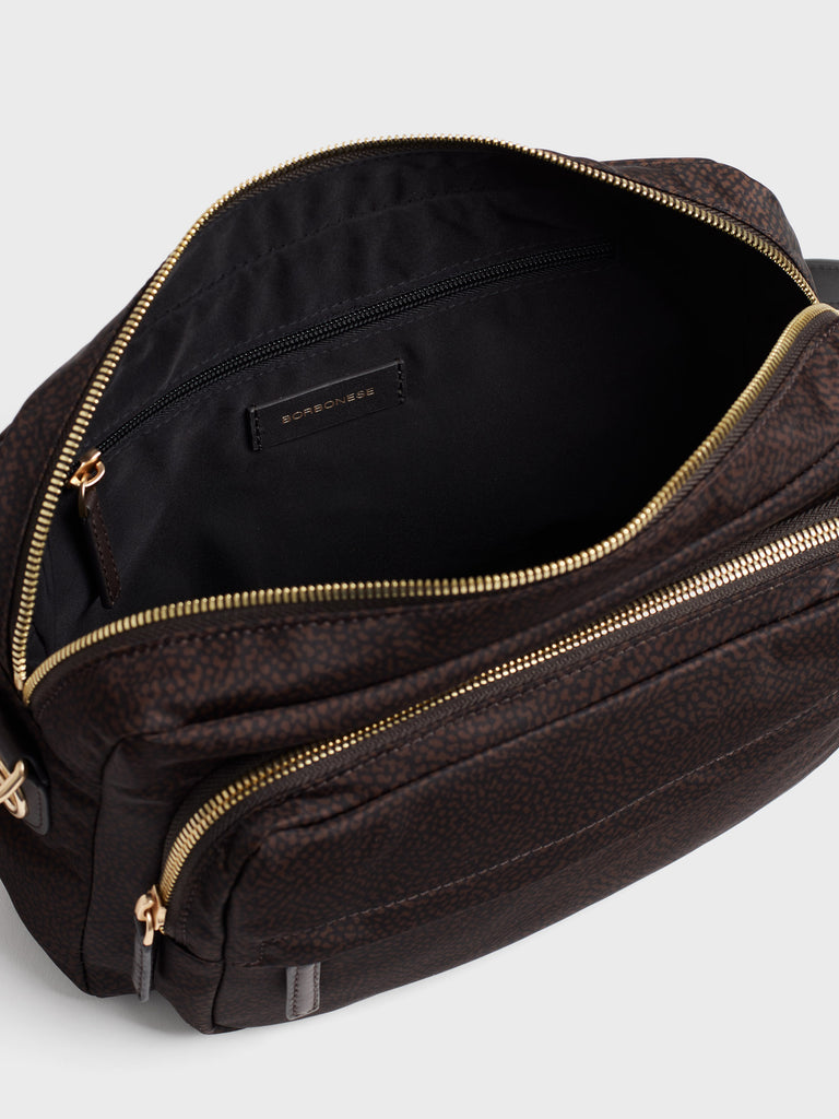 Borsa a tracolla in tessuto Op - B-CLUB CAMERA CASE MEDIUM - Borbonese