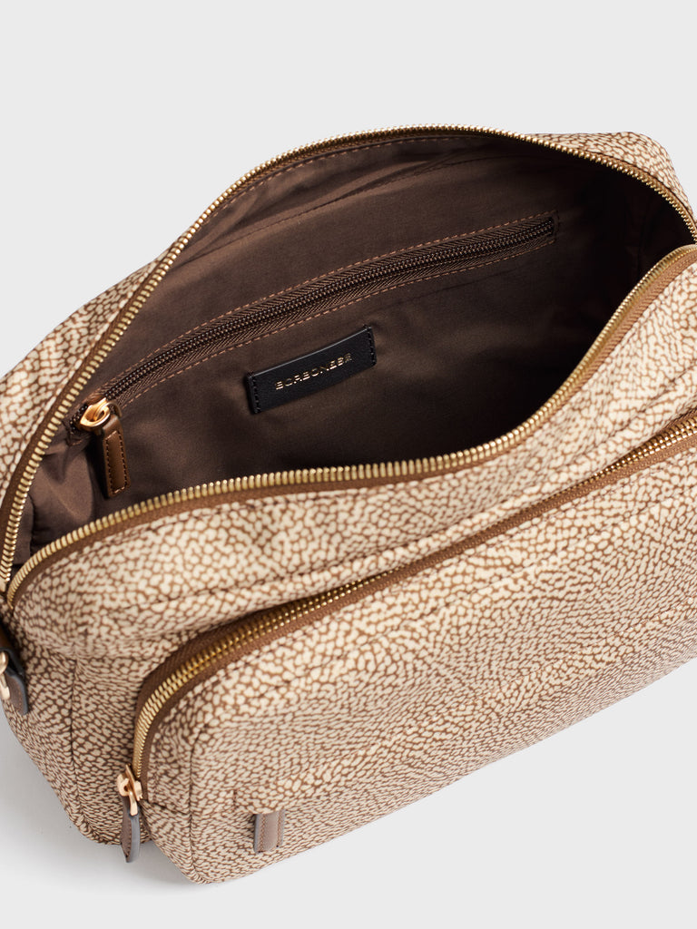Shoulder bag in recycled fabric Op - B-CLUB CAMERA CASE MEDIUM - Borbonese