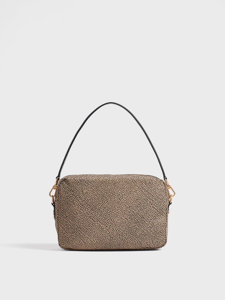 Shoulder bag in fabric Op - B-CLUB CAMERA CASE MEDIUM - Borbonese