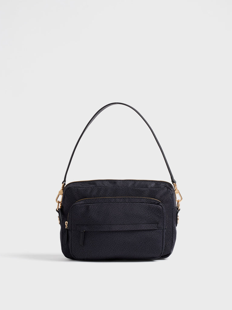 Borsa a tracolla in tessuto Op - B-CLUB CAMERA CASE MEDIUM - Borbonese