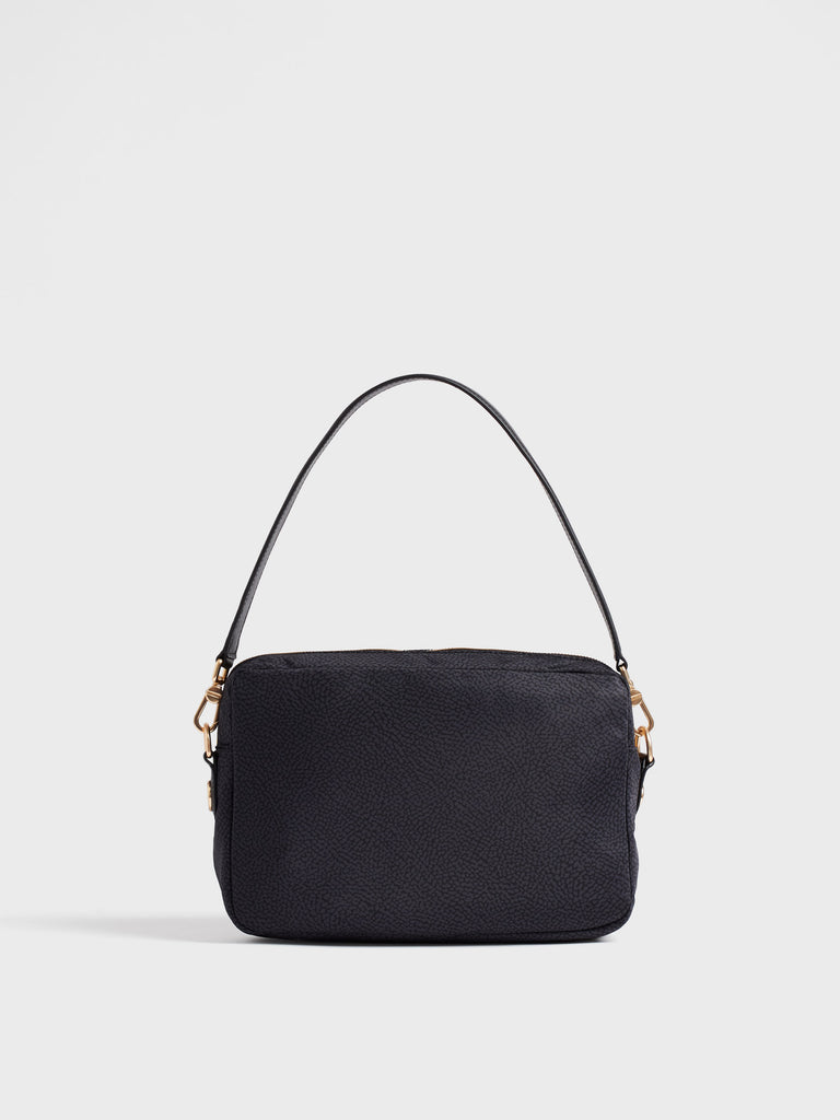 Borsa a tracolla in tessuto Op - B-CLUB CAMERA CASE MEDIUM - Borbonese