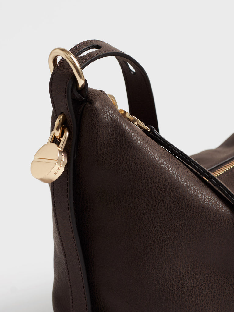 Leather shoulder bag - PRIVE SHOULDER STRAP SMALL - Borbonese