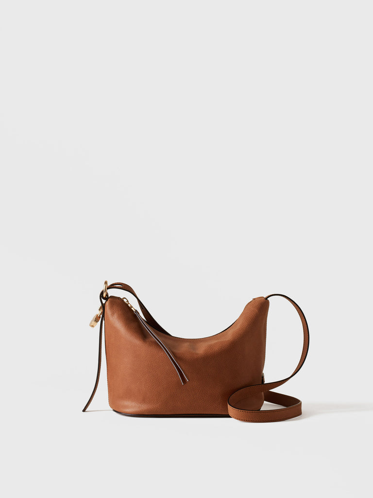 Leather shoulder bag - PRIVE SHOULDER STRAP SMALL - Borbonese