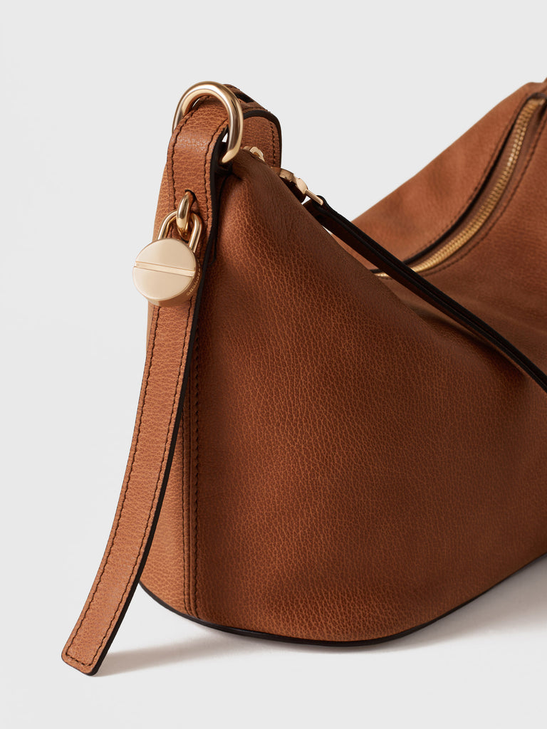 Leather shoulder bag - PRIVE SHOULDER STRAP SMALL - Borbonese