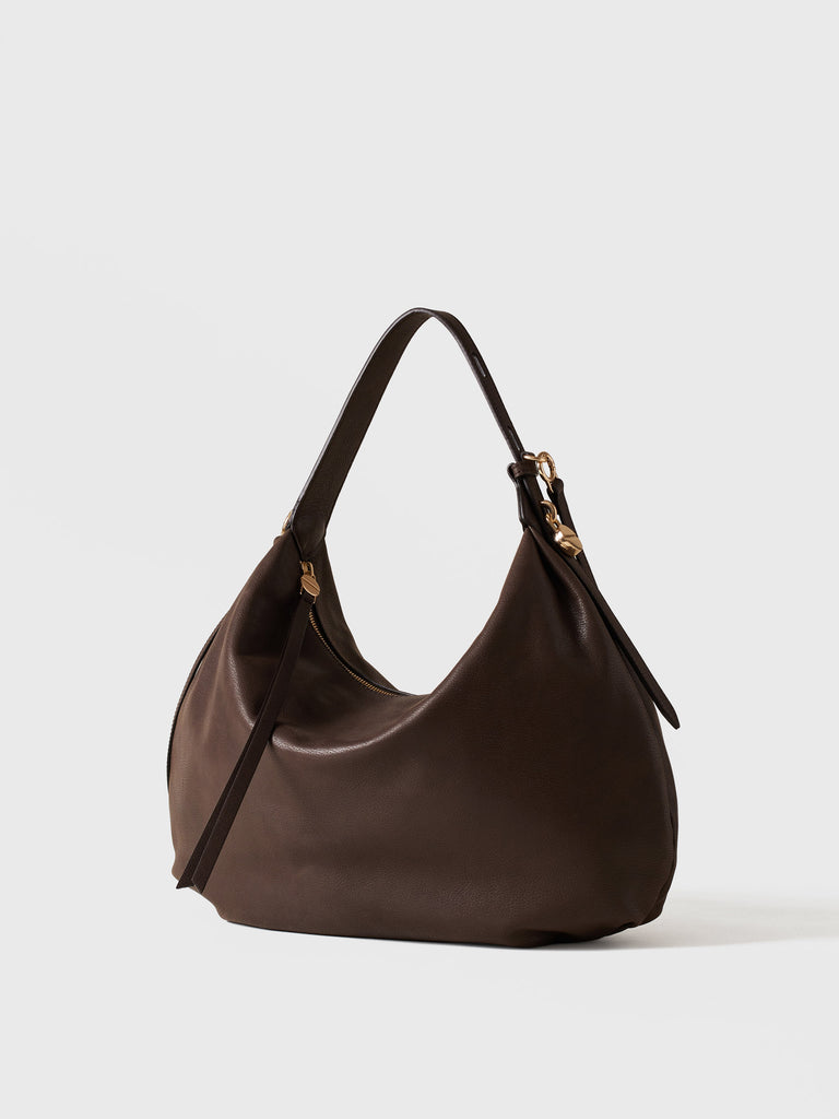 Borsa a spalla in pelle - PRIVE BORSA HOBO MEDIUM - Borbonese