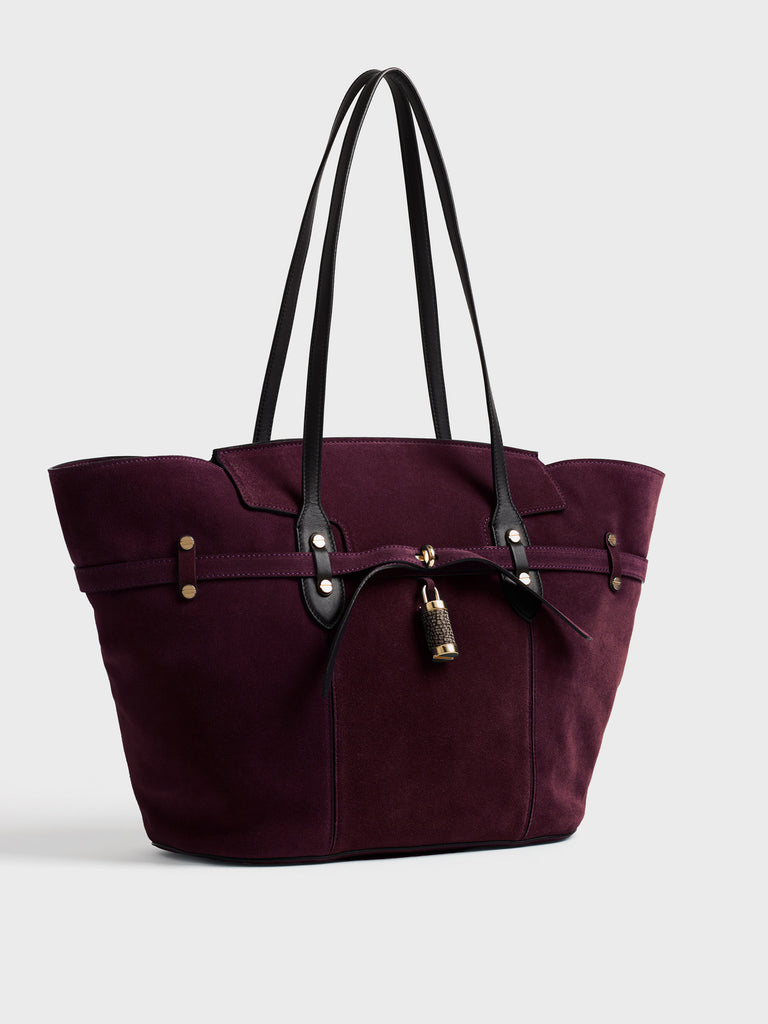 Borsa a spalla in pelle - PREMIERE BORSA SHOPPING LARGE - Borbonese