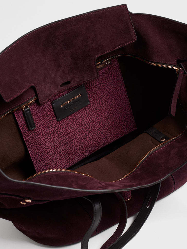 Borsa a spalla in pelle - PREMIERE BORSA SHOPPING LARGE - Borbonese