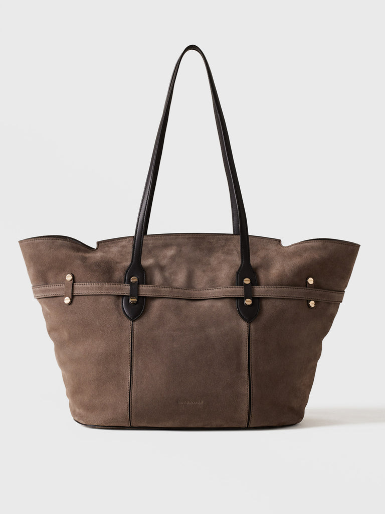 Borsa a spalla in pelle - PREMIERE BORSA SHOPPING LARGE - Borbonese