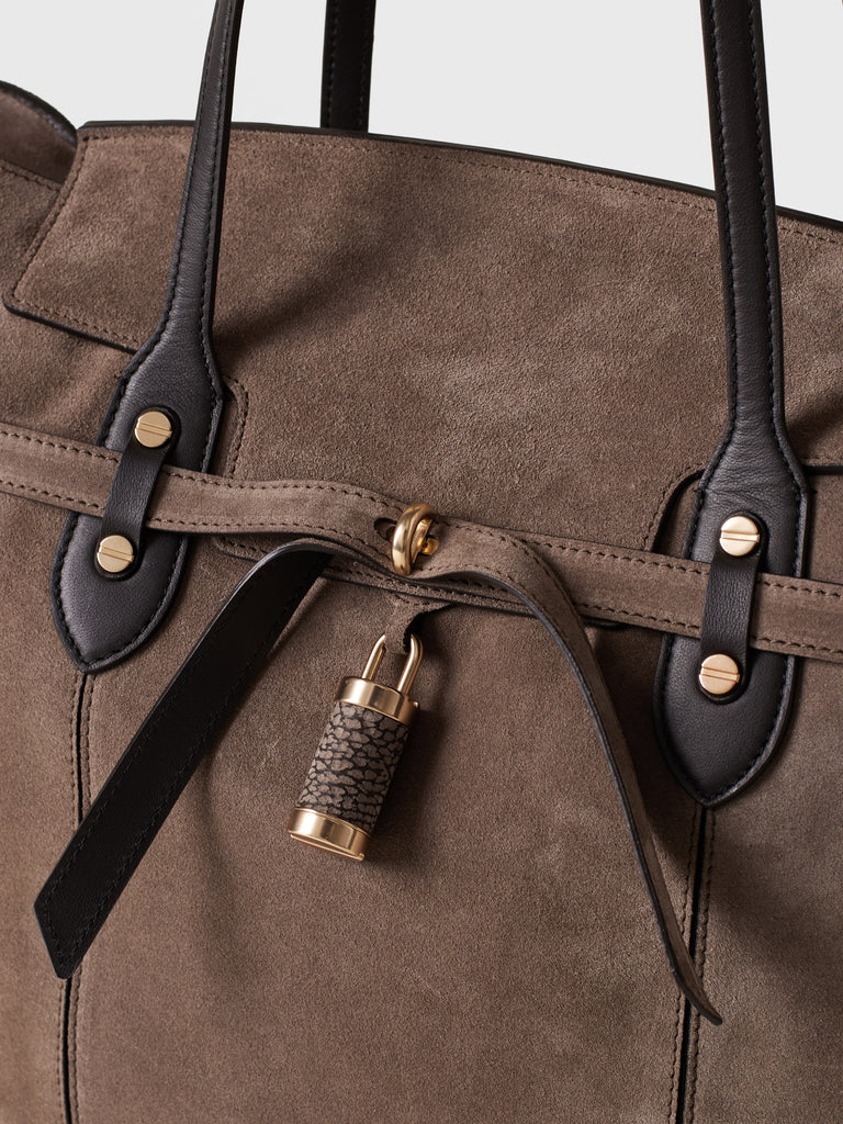 Borsa a spalla in pelle - PREMIERE BORSA SHOPPING LARGE - Borbonese