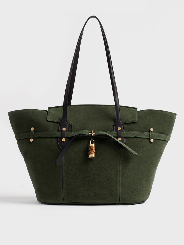 Borsa a spalla in pelle - PREMIERE BORSA SHOPPING LARGE - Borbonese