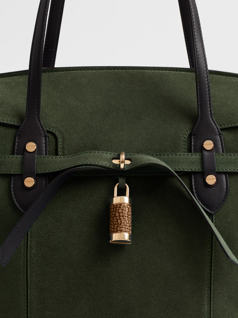 Borsa a spalla in pelle - PREMIERE BORSA SHOPPING LARGE - Borbonese