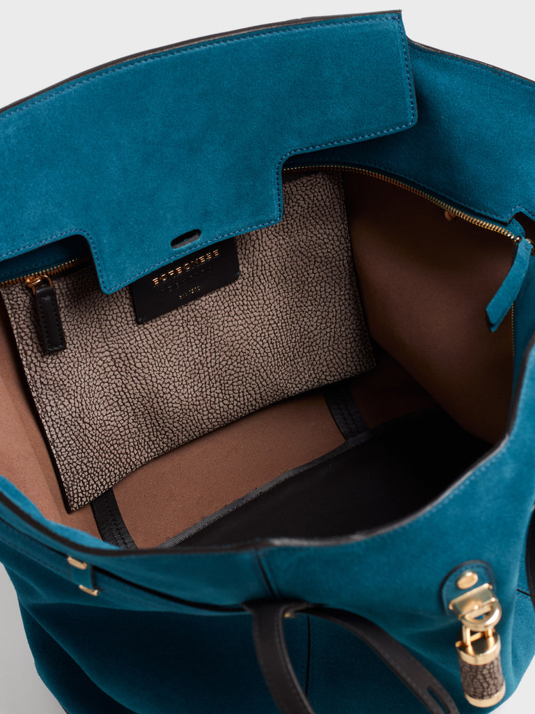 Borsa a spalla in pelle - PREMIERE BORSA SHOPPING LARGE - Borbonese