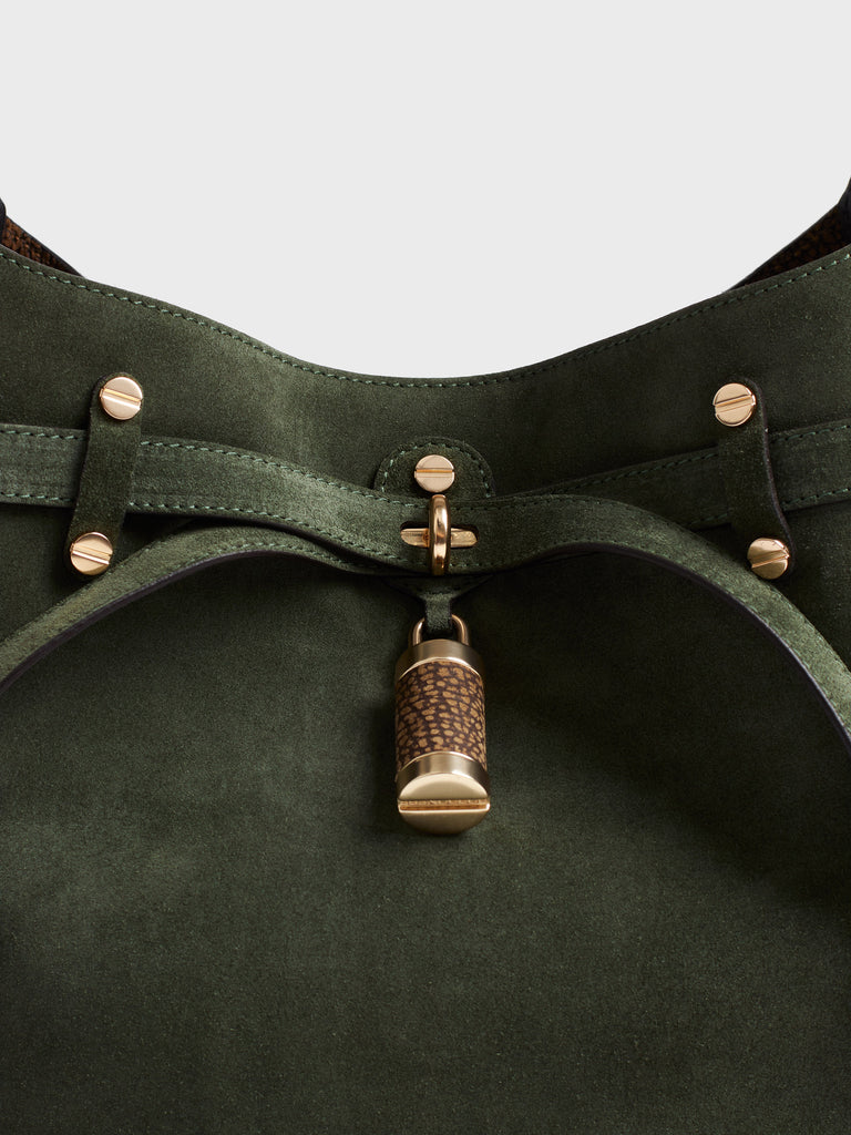 Borsa a spalla in pelle - PREMIERE SECCHIELLO MEDIUM - Borbonese