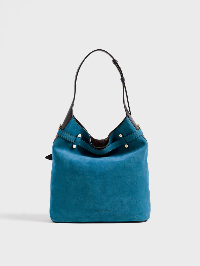 Borsa a spalla in pelle - PREMIERE SECCHIELLO MEDIUM - Borbonese