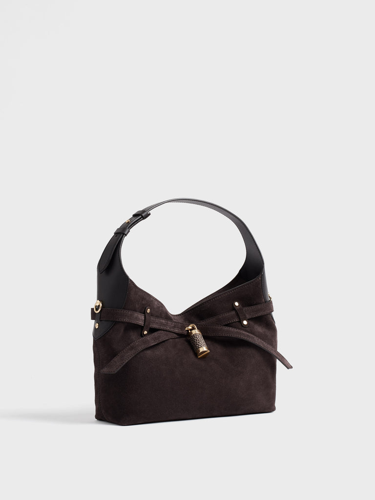 Borsa a spalla in pelle - PREMIERE BORSA HOBO SMALL - Borbonese