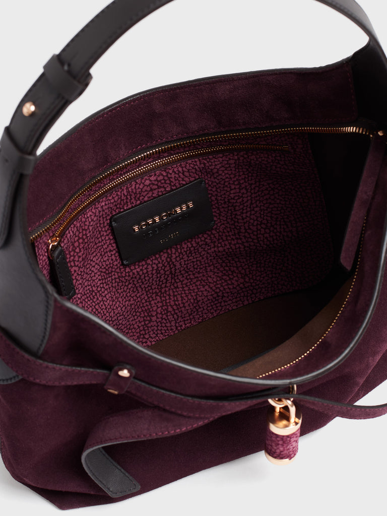 Borsa a spalla in pelle - PREMIERE BORSA HOBO SMALL - Borbonese