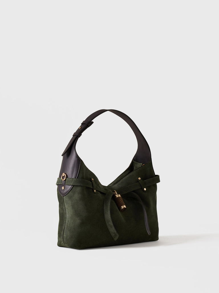 Borsa a spalla in pelle - PREMIERE BORSA HOBO SMALL - Borbonese