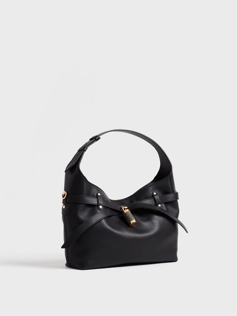 Borsa a spalla in pelle - PREMIERE BORSA HOBO SMALL - Borbonese