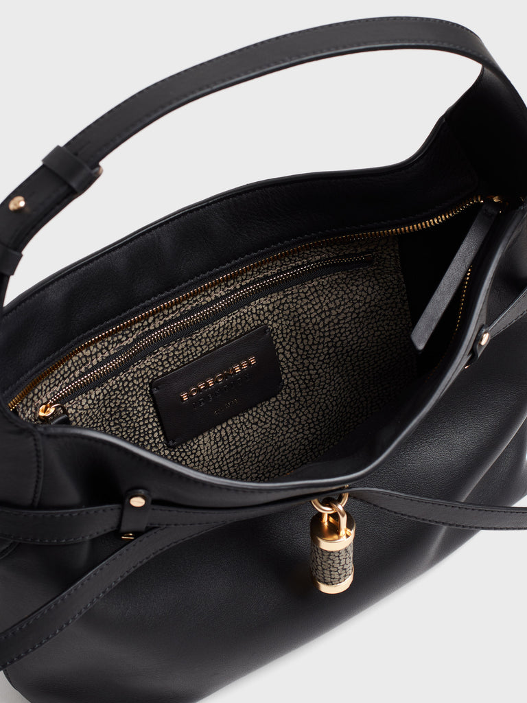 Borsa a spalla in pelle - PREMIERE BORSA HOBO SMALL - Borbonese